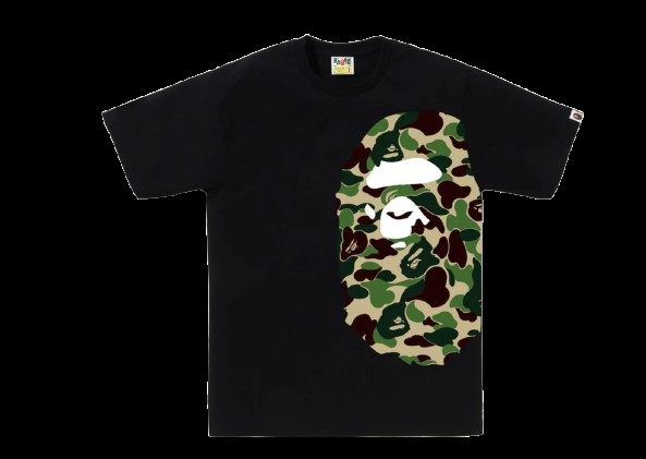 ABC CAMO SIDE BIG APE HEAD TEE